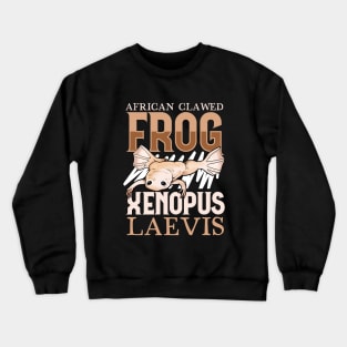 African Clawed Frog Crewneck Sweatshirt